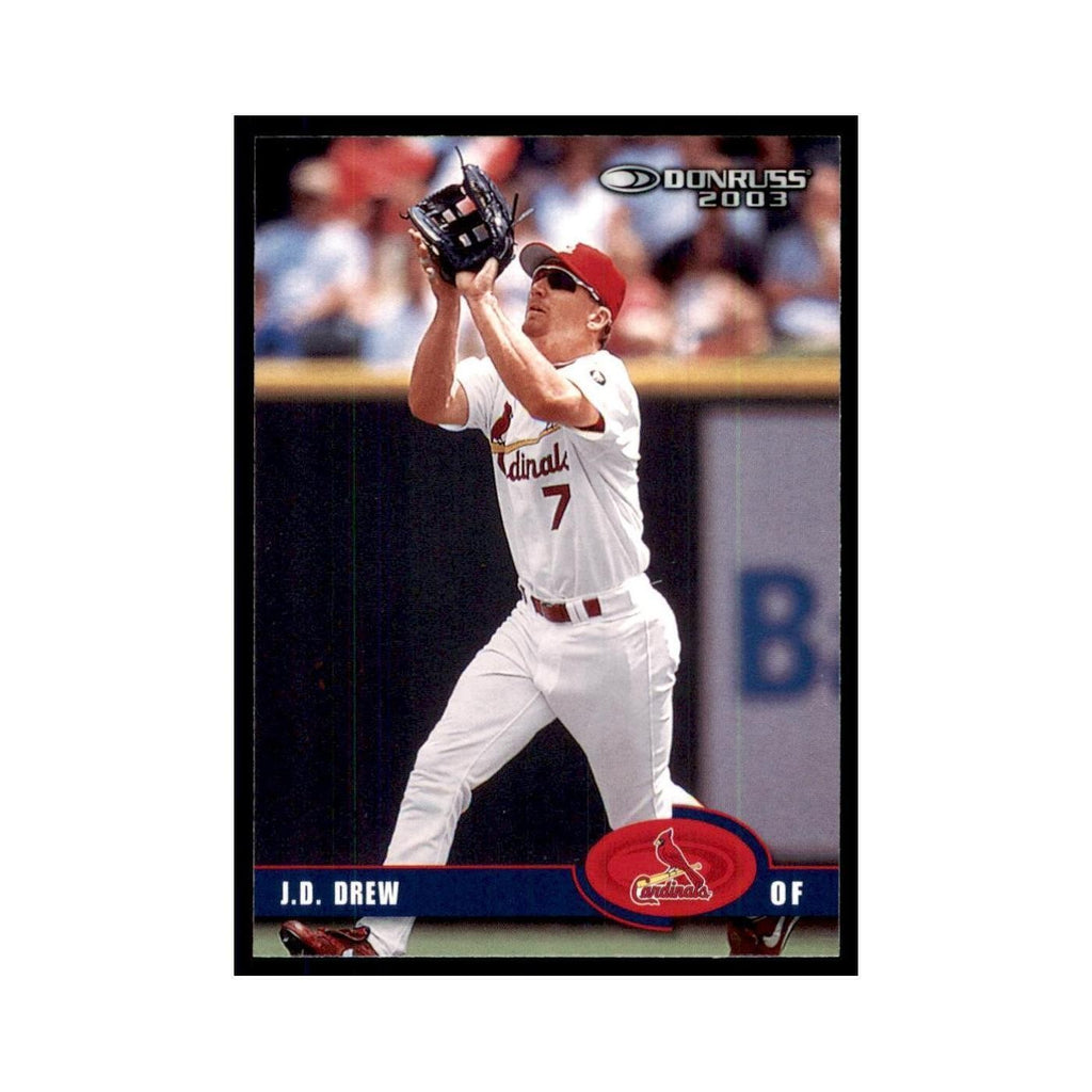 2003 Donruss J.D. Drew Baseball Cards #390