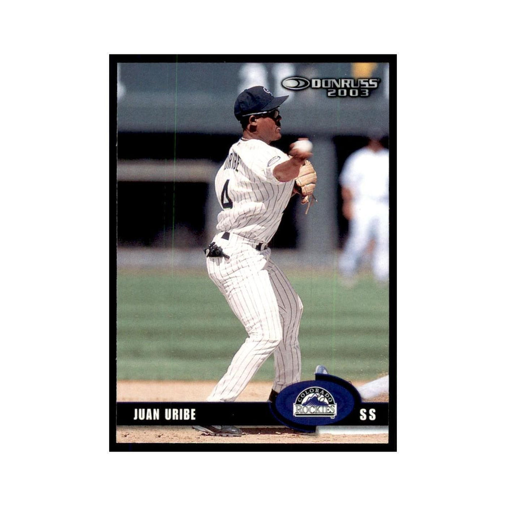 2003 Donruss Juan Uribe Baseball Cards #274