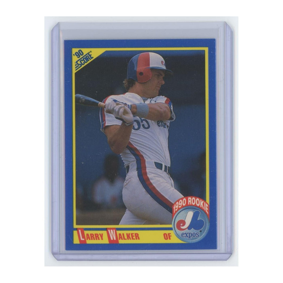1990 Score Larry Walker Montreal Expos #631
