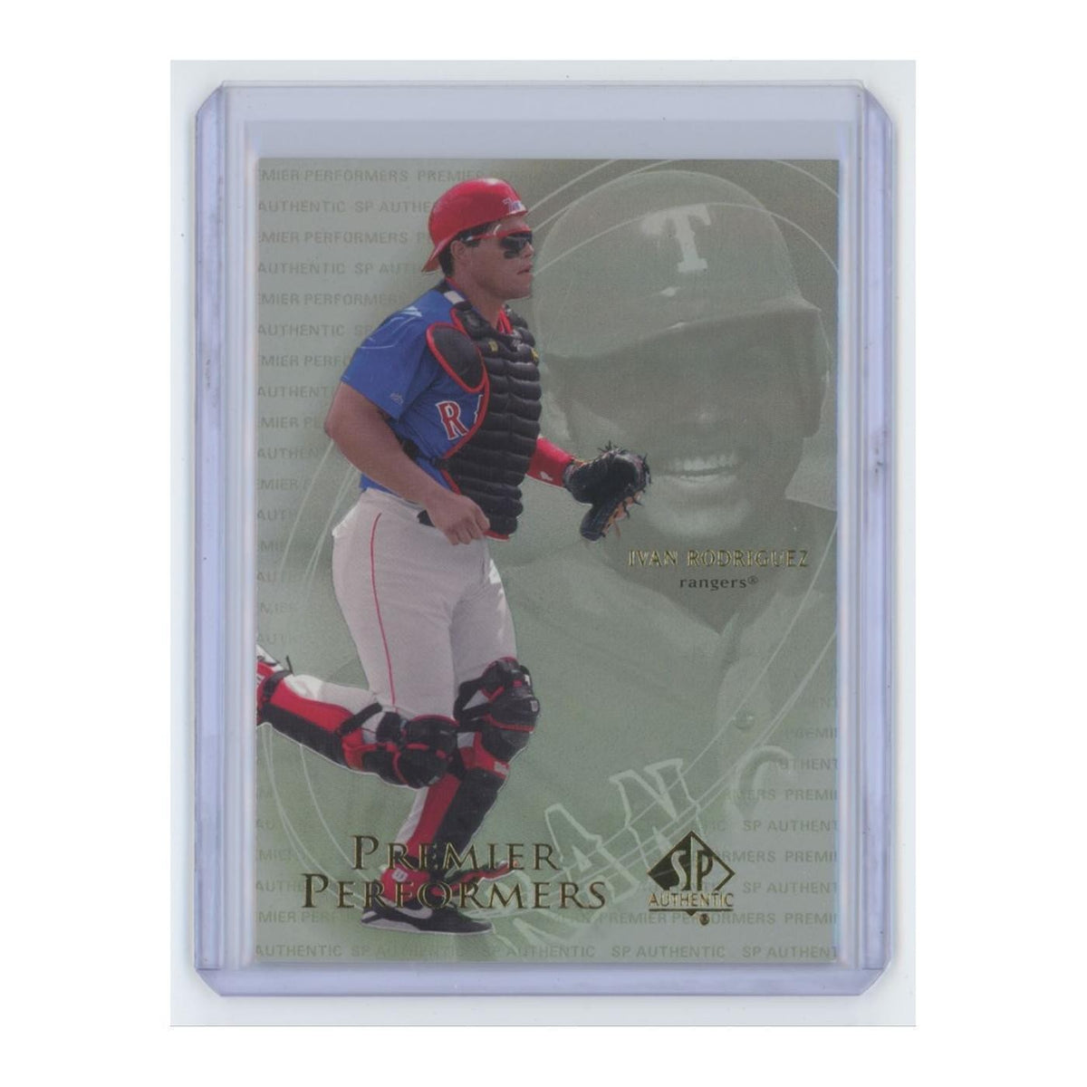 2000 SP Authentic Premier Performers Ivan Rodriguez Rangers #PP8