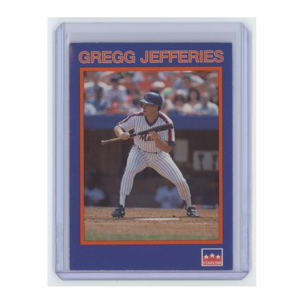 1990 Starline Gregg Jeffries Mets #12