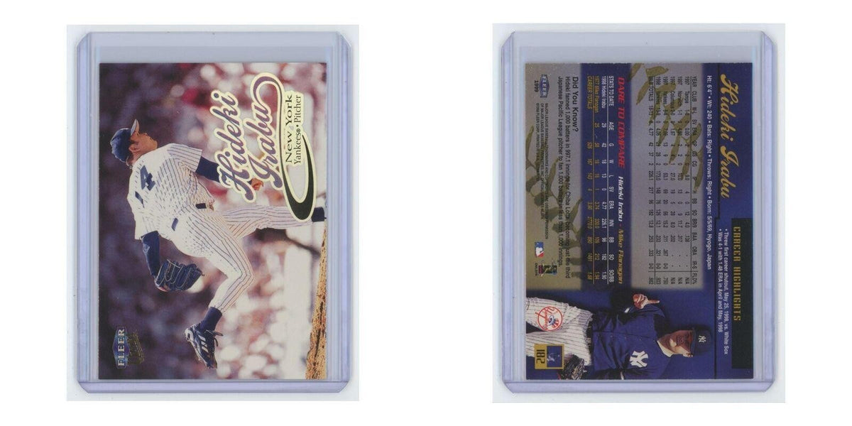 1999 Fleer Ultra Hideki Irabu #182