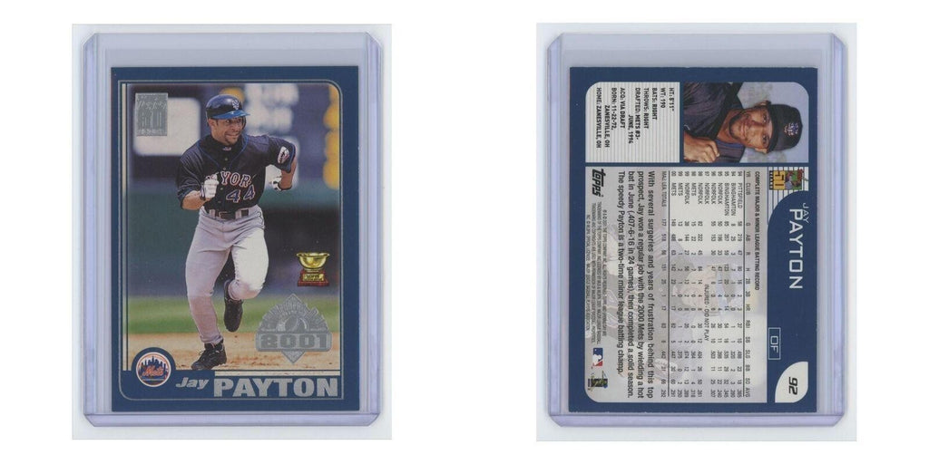 2001 Topps Opening Day Jay Payton Mets #92