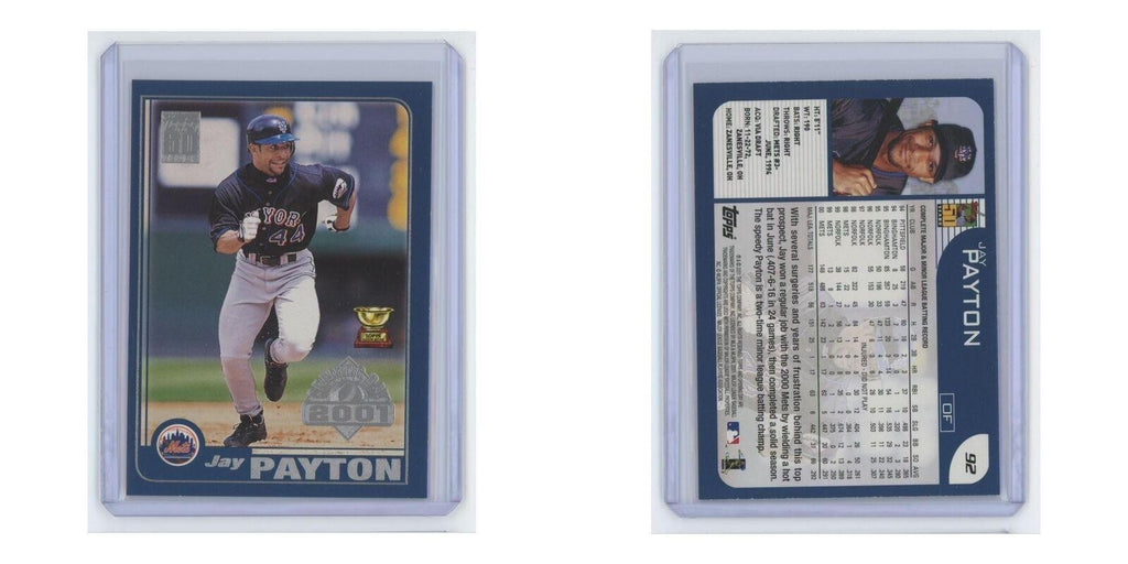 2001 Topps Opening Day Jay Payton Mets #92