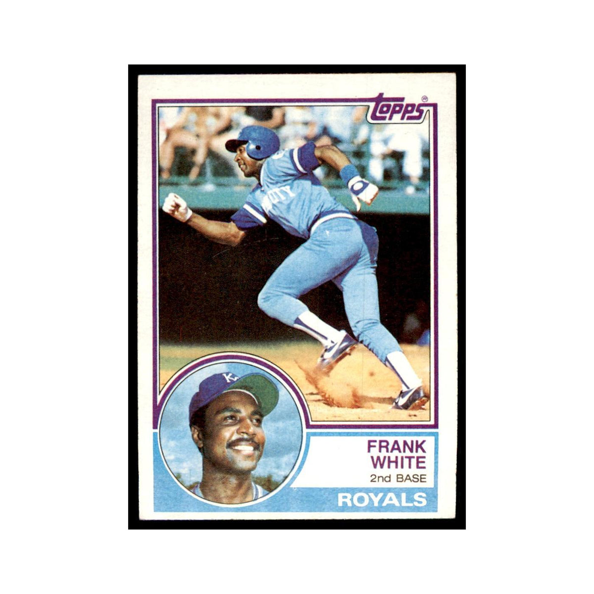 1983 Topps Frank White Baseball Cards #525