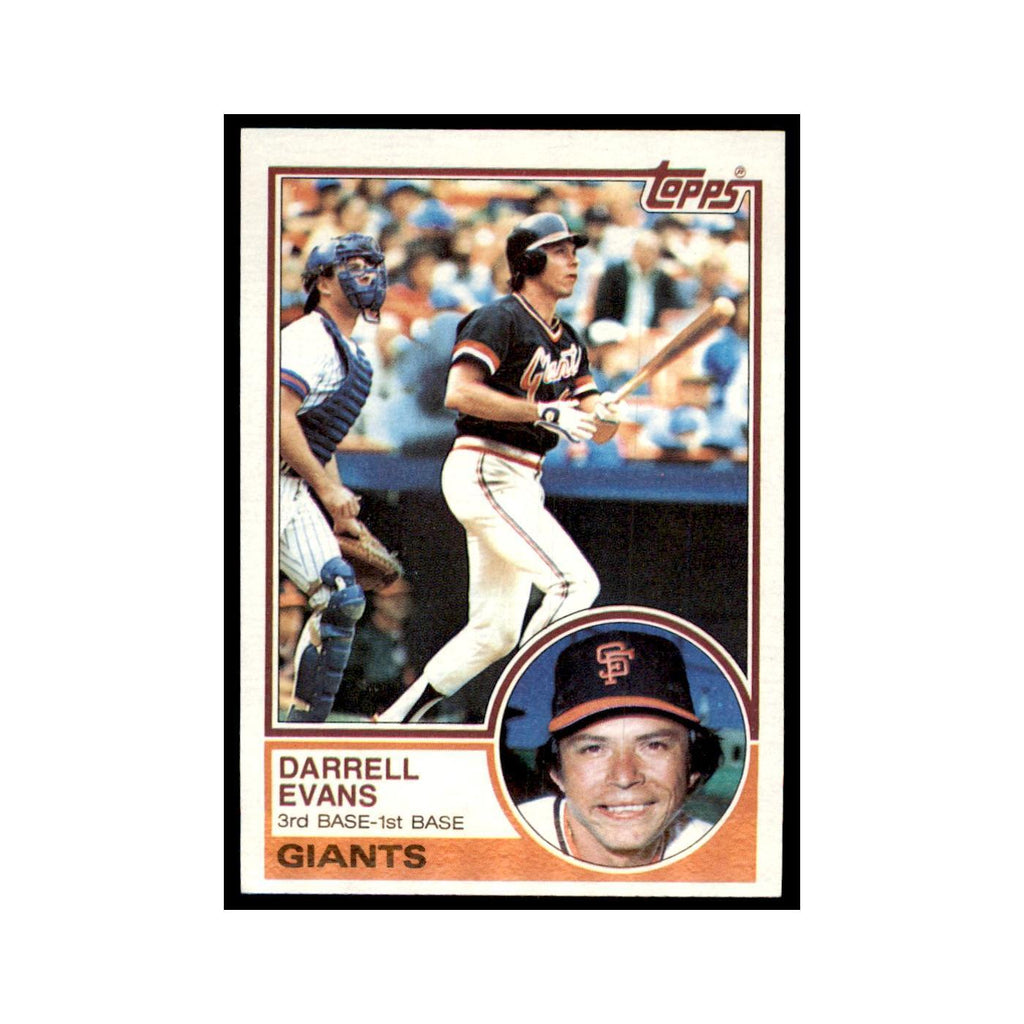 1983 Topps Darrell Evans Baseball Cards #448