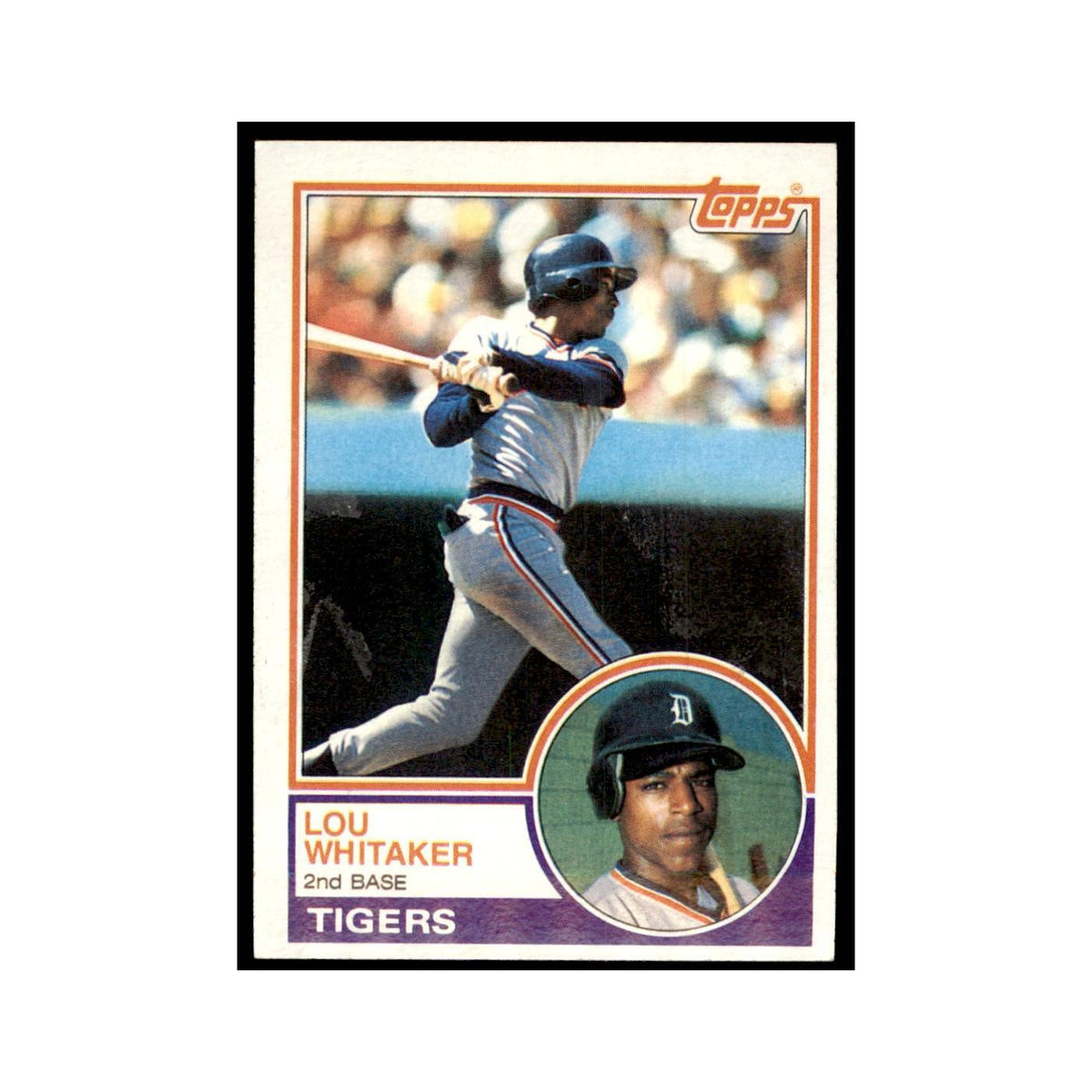 1983 Topps Lou Whitaker Baseball Cards #509