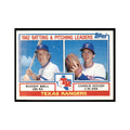 1983 Topps Rangers Team Leaders - Buddy Bell/Charlie Hough Baseball Cards #412