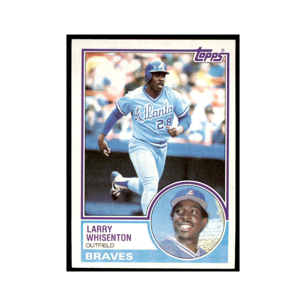 1983 Topps Larry Whisenton Baseball Cards #544