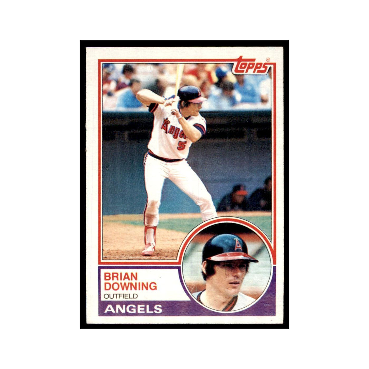 1983 Topps Brian Downing Baseball Cards #442