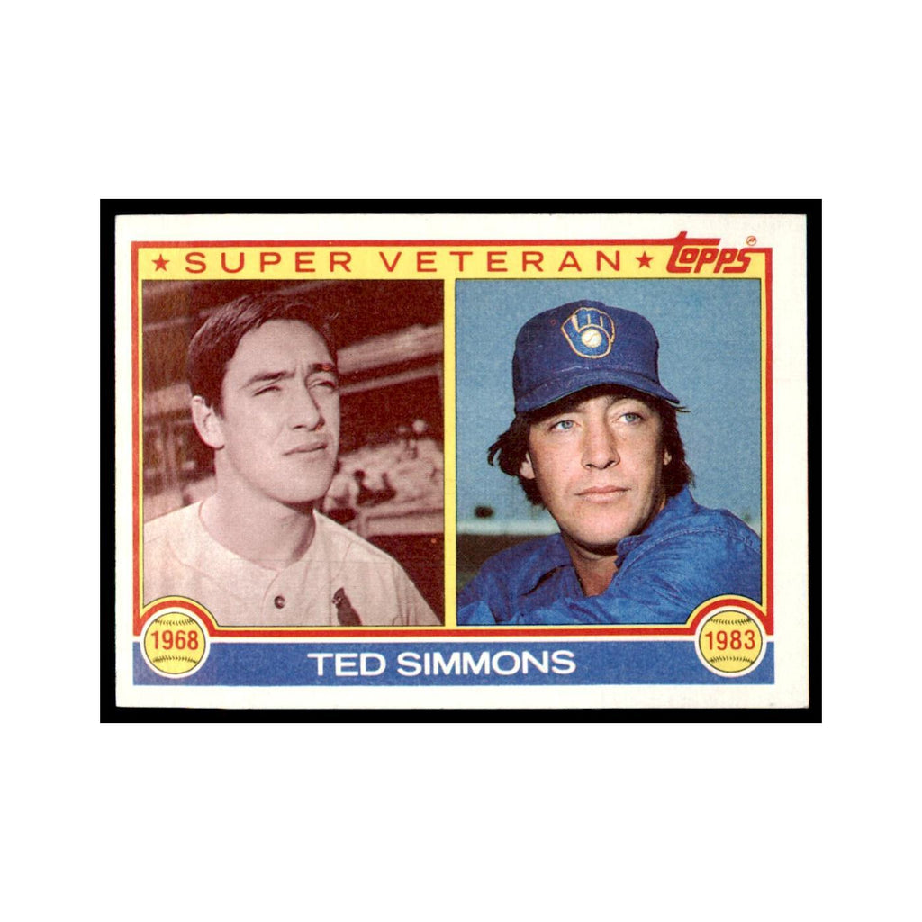 1983 Topps Ted Simmons Baseball Cards #451