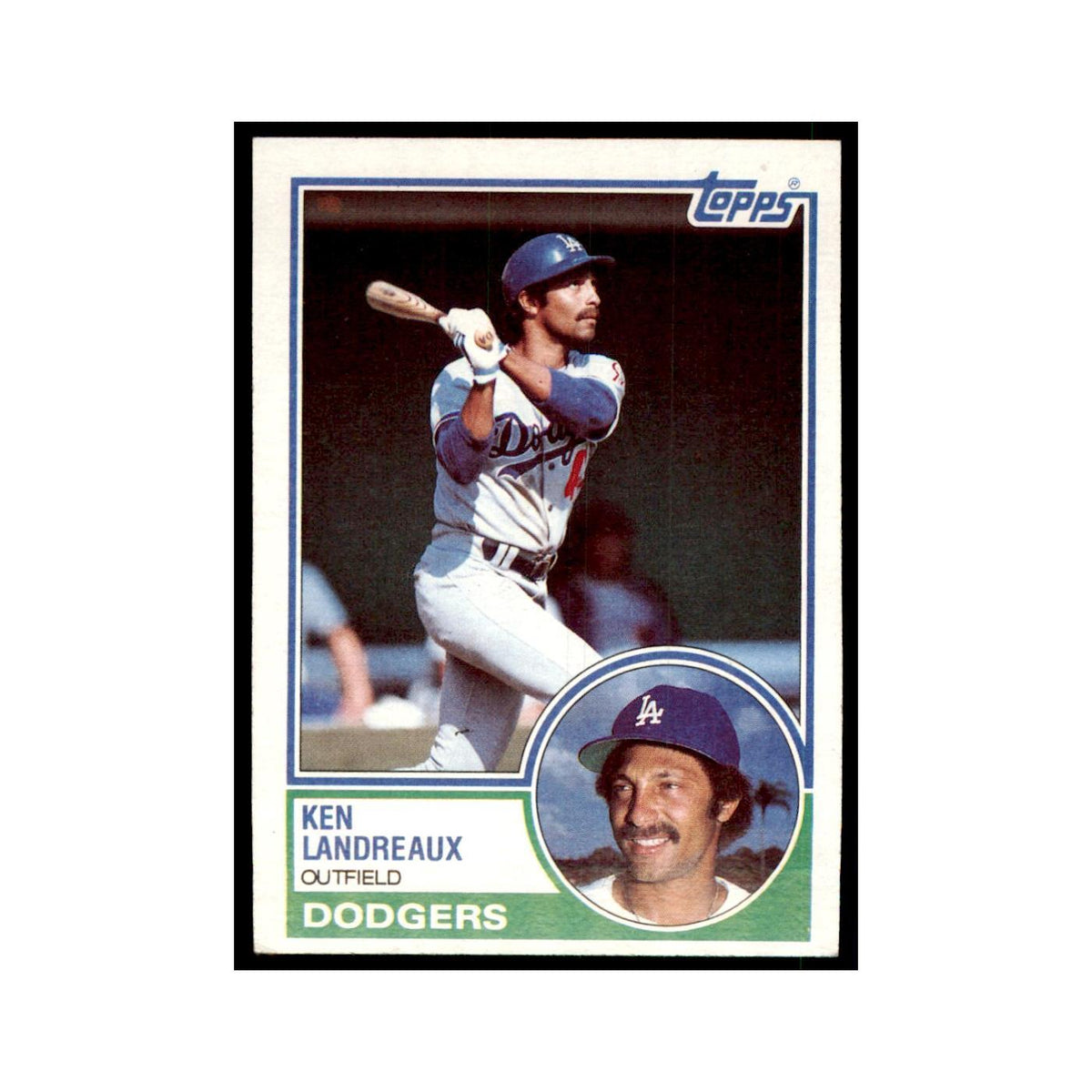 1983 Topps Ken Landreaux Baseball Cards #376