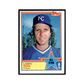 1983 Topps Larry Gura Baseball Cards #395