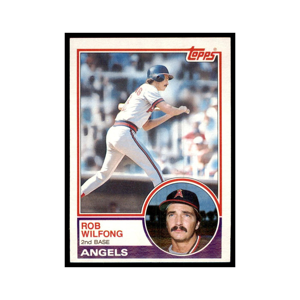 1983 Topps Rob Wilfong Baseball Cards #158