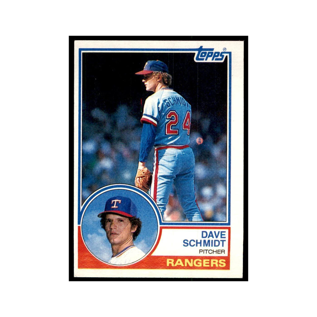 1983 Topps Dave Schmidt Baseball Cards #116