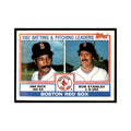 1983 Topps Red Sox Team Leaders - Jim Rice/Bob Stanley Baseball Cards #381