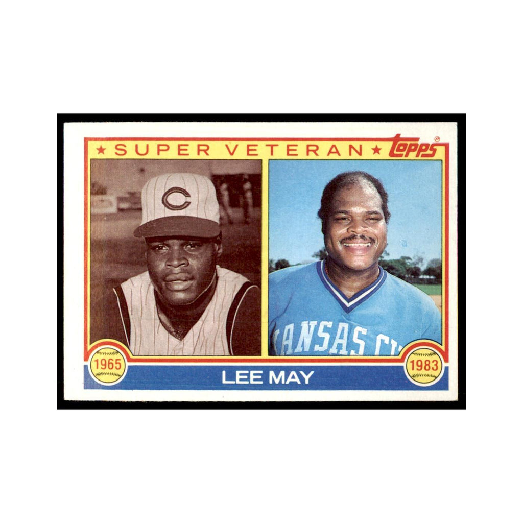 1983 Topps Lee May Baseball Cards #378