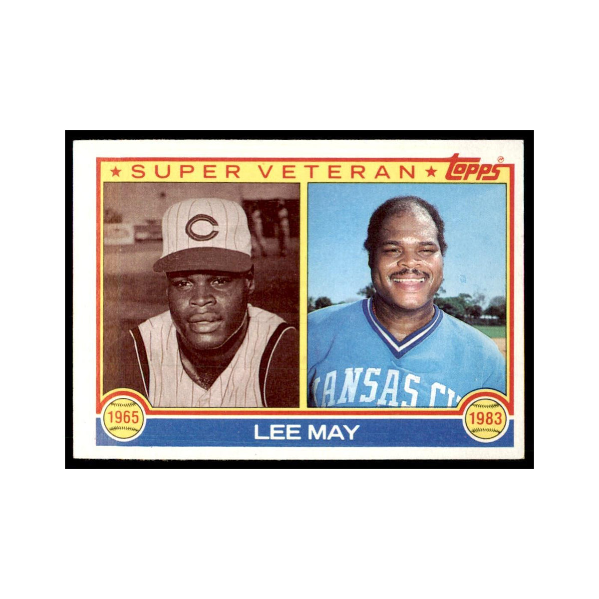 1983 Topps Lee May Baseball Cards #378