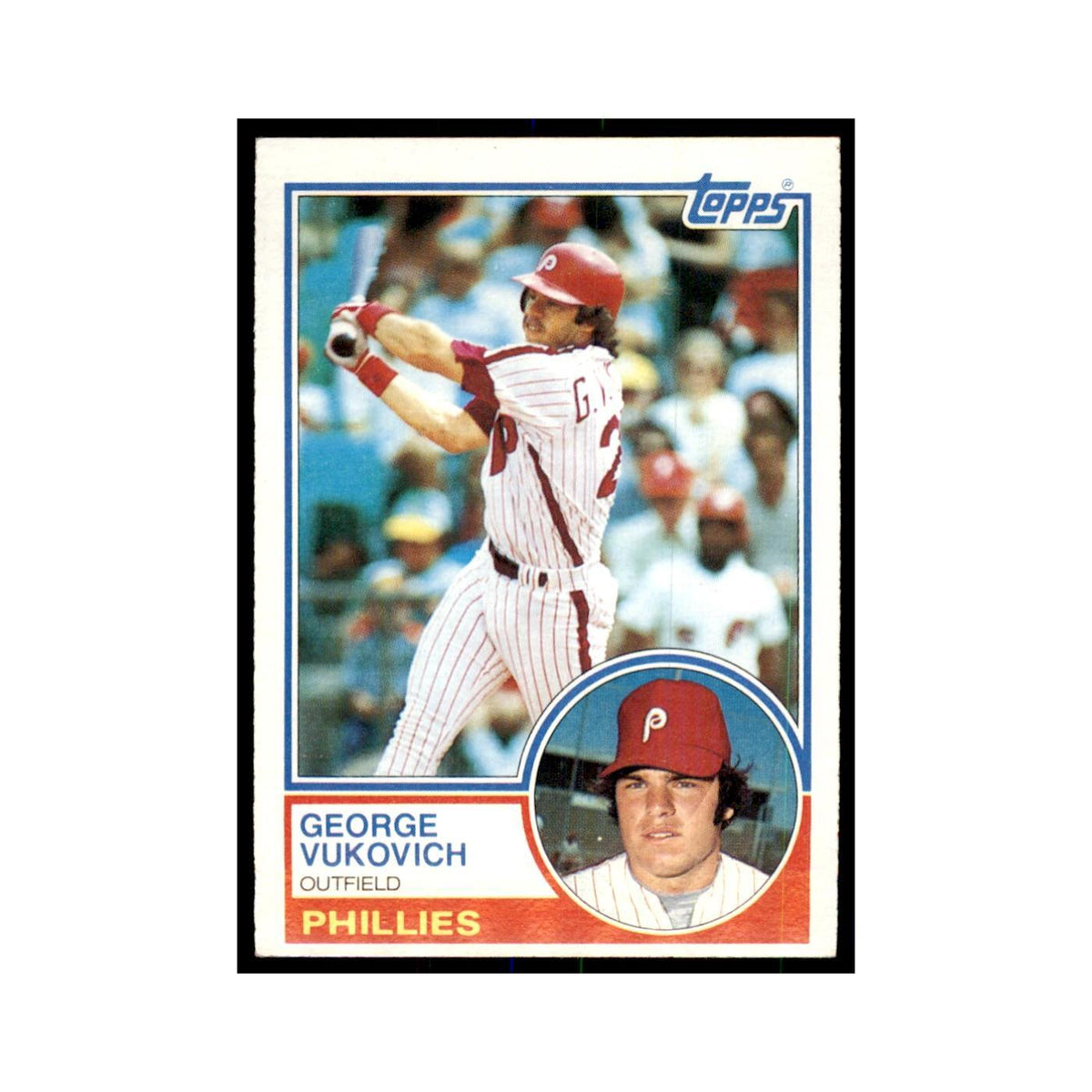 1983 Topps George Vukovich Baseball Cards #16