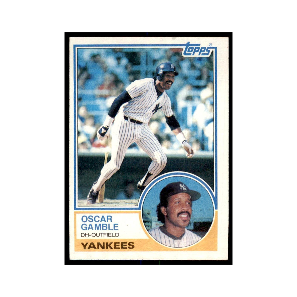 1983 Topps Oscar Gamble Baseball Cards #19