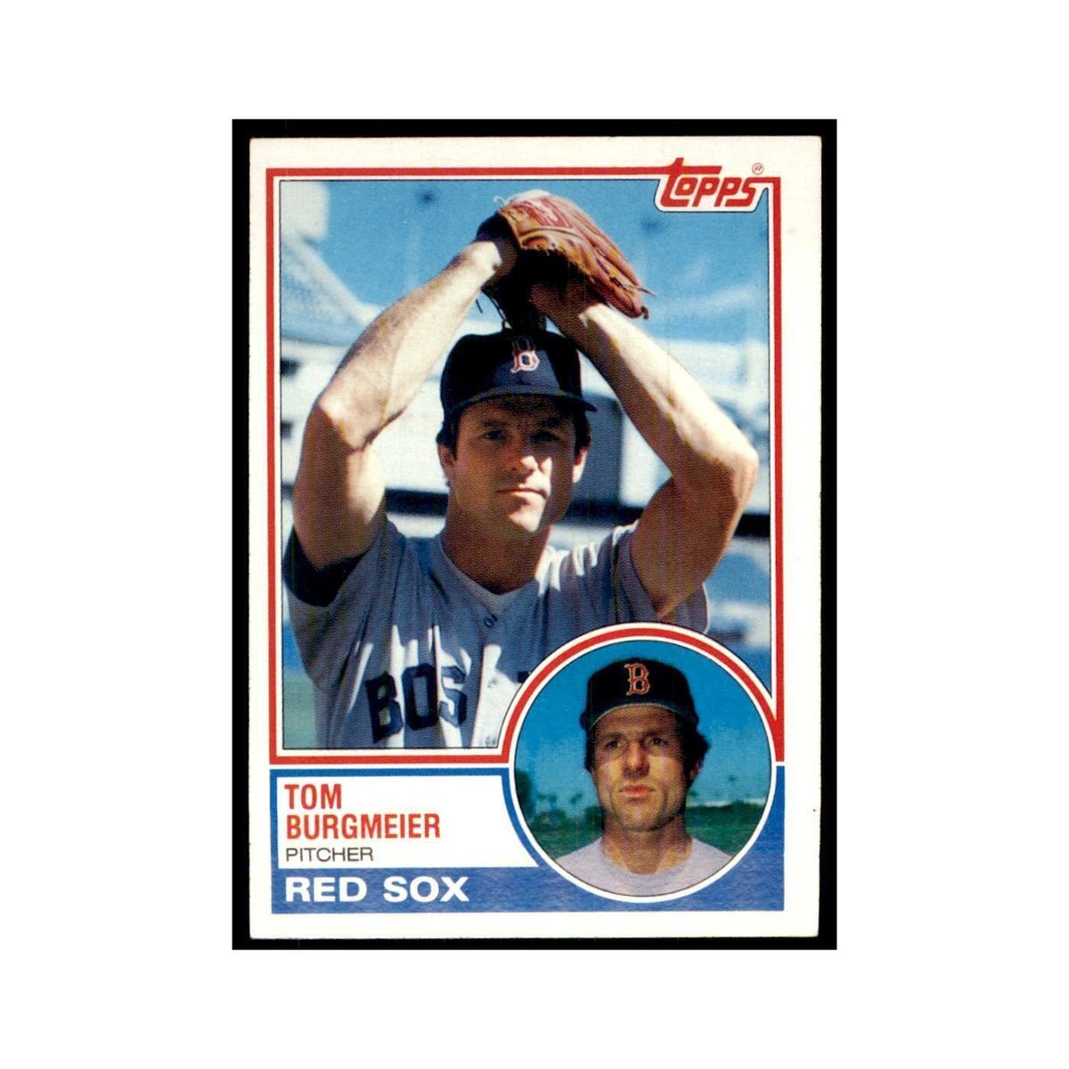 1983 Topps Tom Burgmeier Baseball Cards #213
