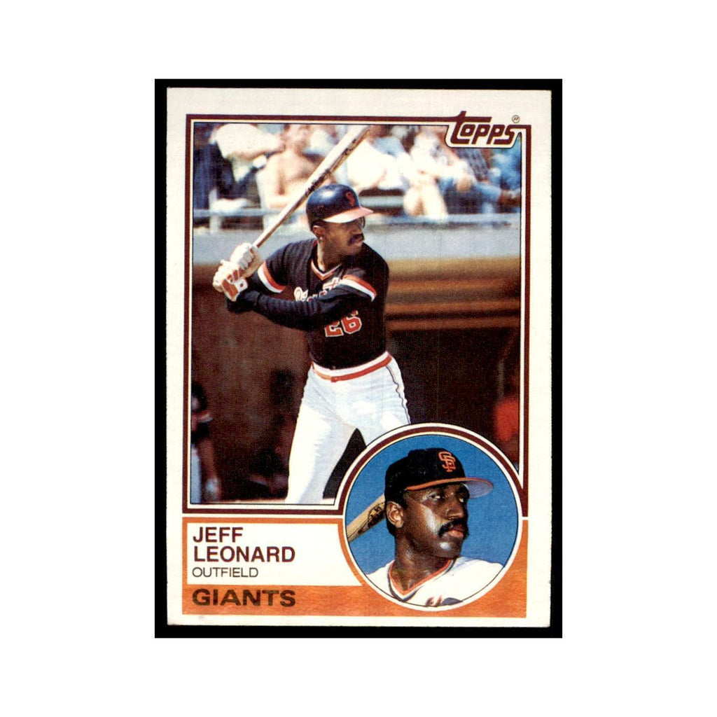 1983 Topps Jeff Leonard Baseball Cards #309