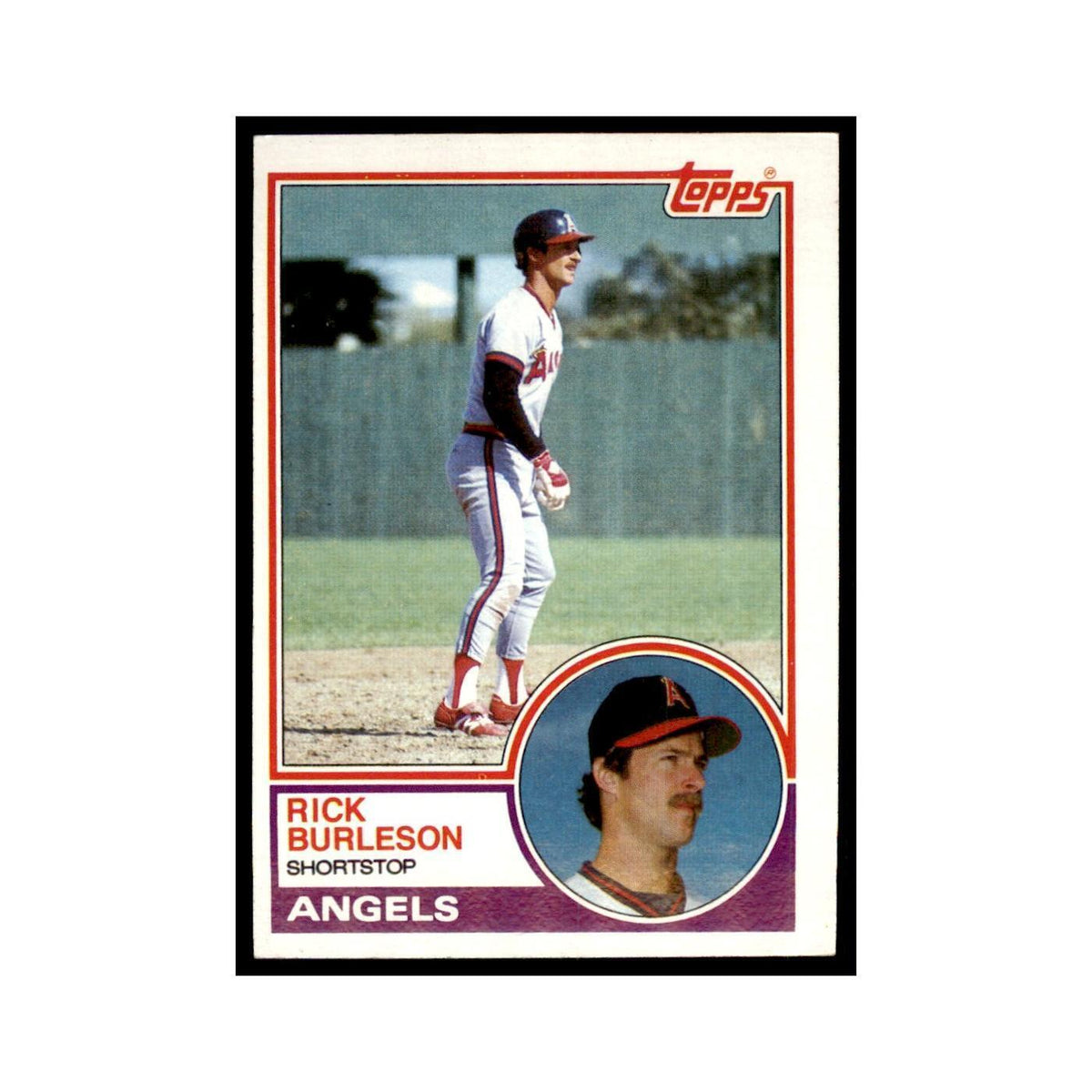 1983 Topps Rick Burleson Baseball Cards #315