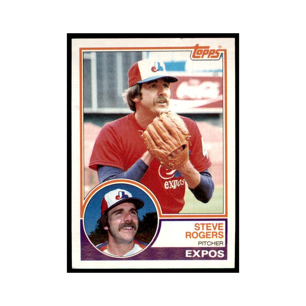 1983 Topps Steve Rogers Baseball Cards #320