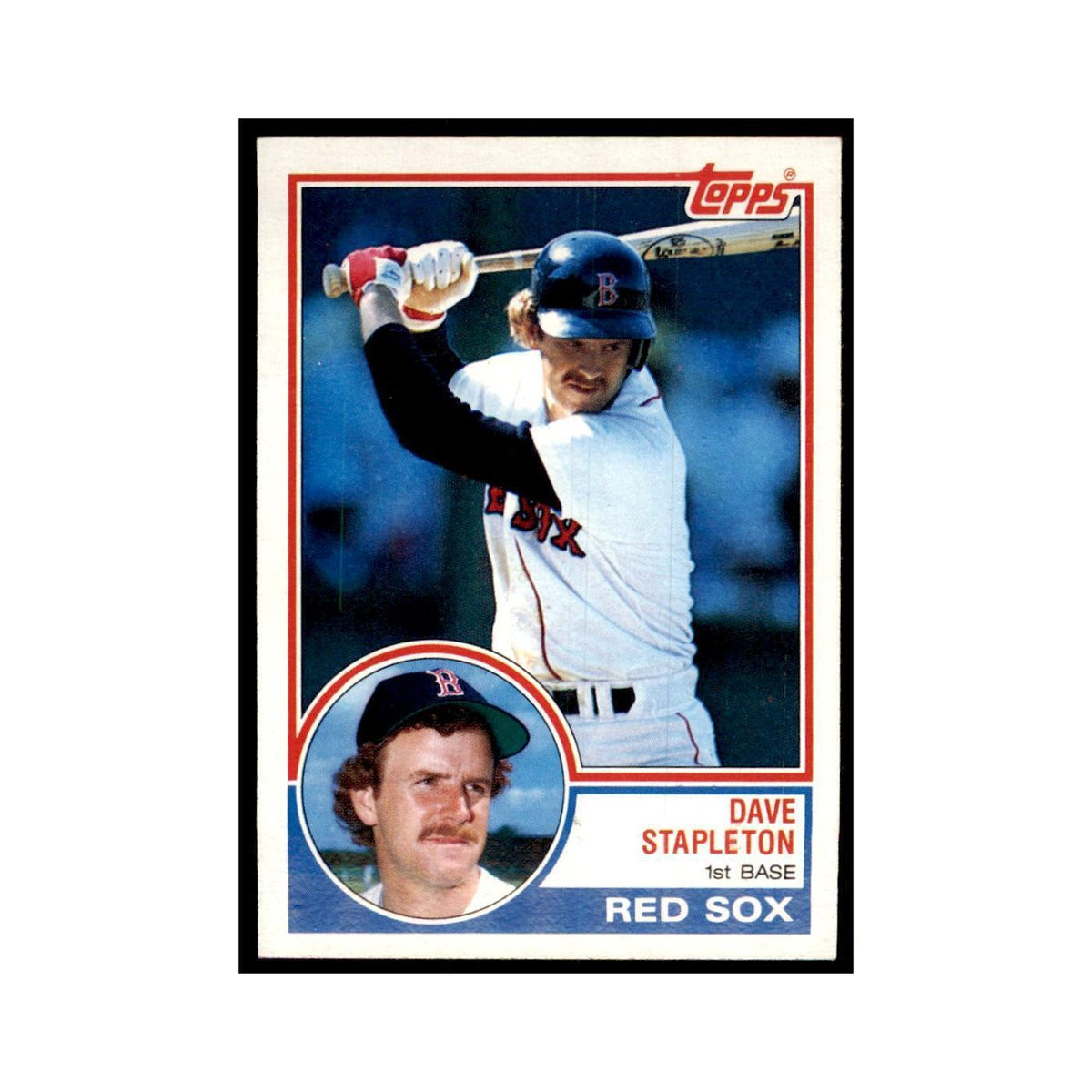 1983 Topps Dave Stapleton Baseball Cards #239
