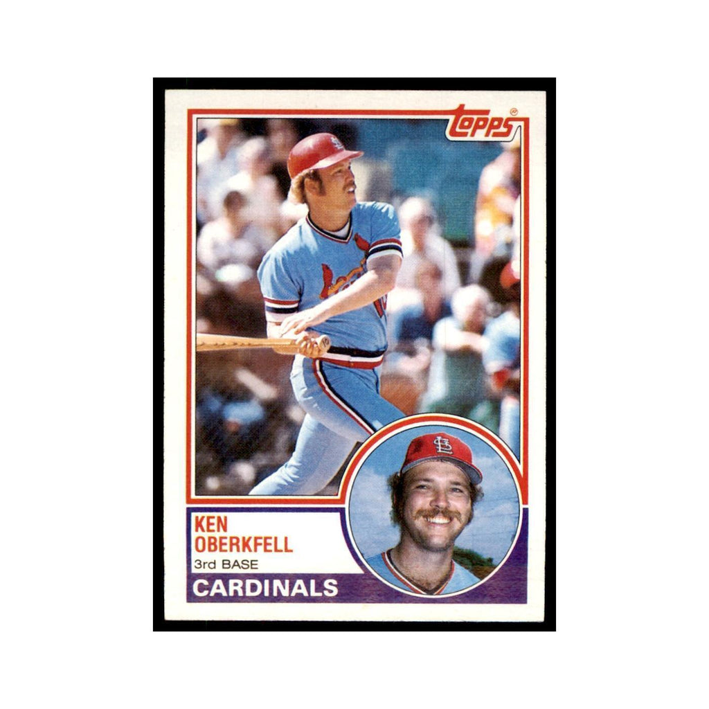 1983 Topps Ken Oberkfell Baseball Cards #206