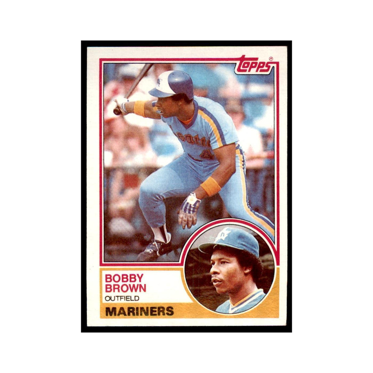 1983 Topps Bobby Brown Baseball Cards #287