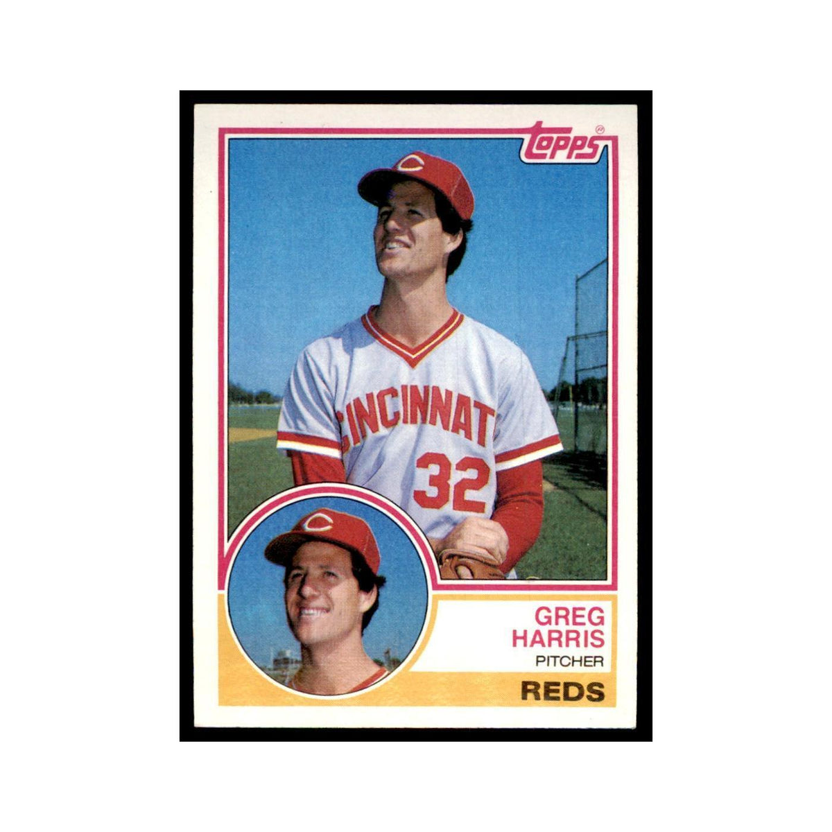 1983 Topps Greg Harris Baseball Cards #296