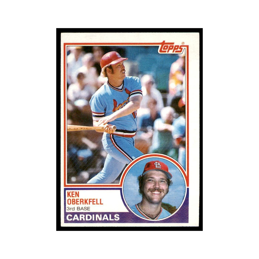1983 Topps Ken Oberkfell Baseball Cards #206