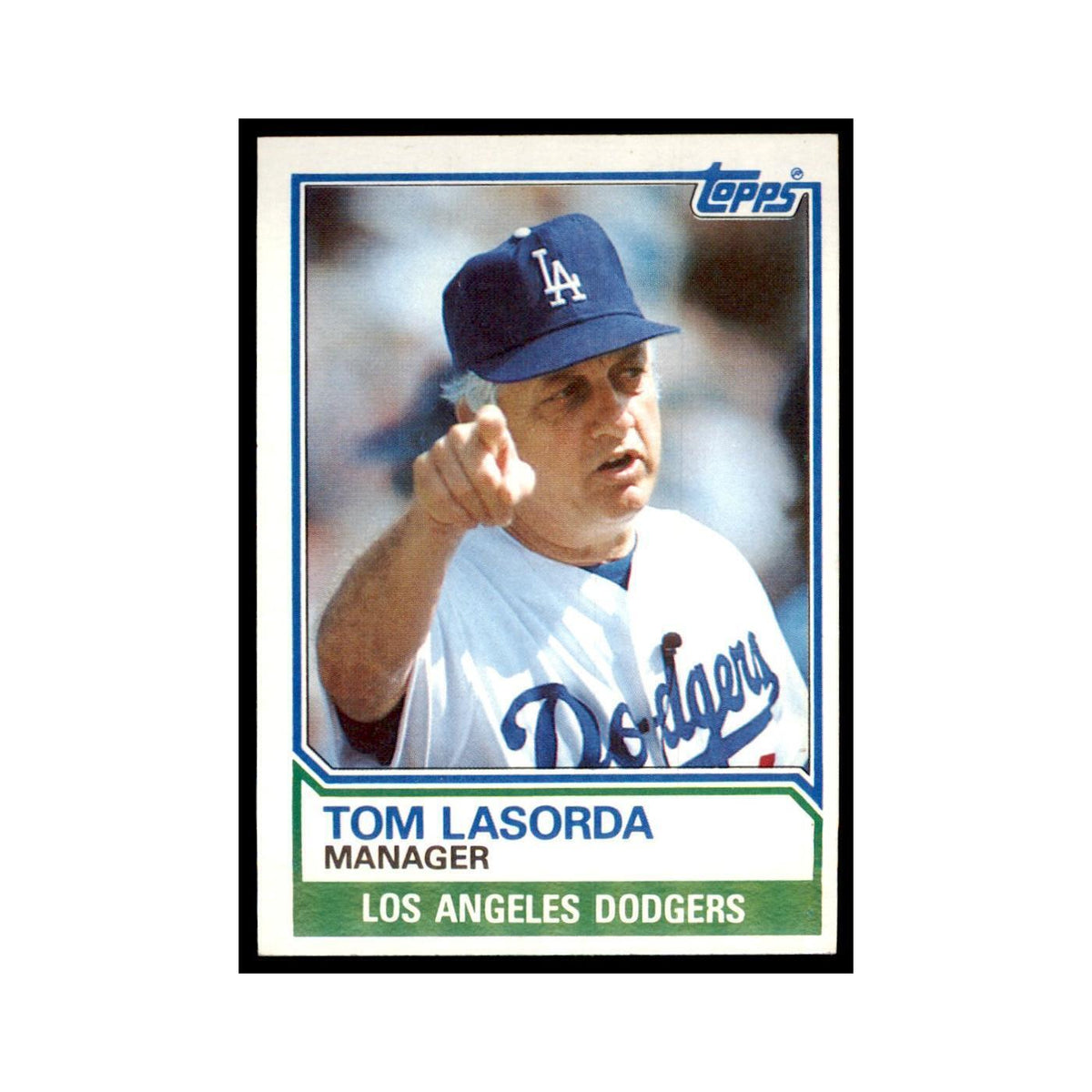 1983 Topps Tom Lasorda Baseball Cards #306