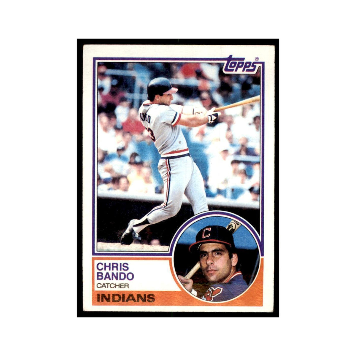 1983 Topps Chris Bando Baseball Cards #227