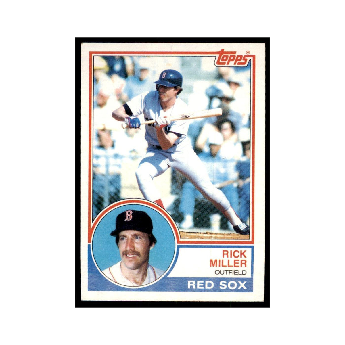 1983 Topps Rick Miller Baseball Cards #188