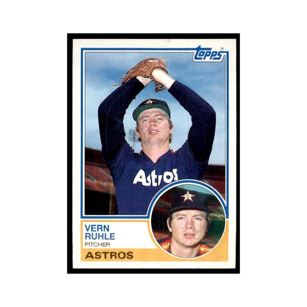 1983 Topps Vern Ruhle Baseball Cards #172