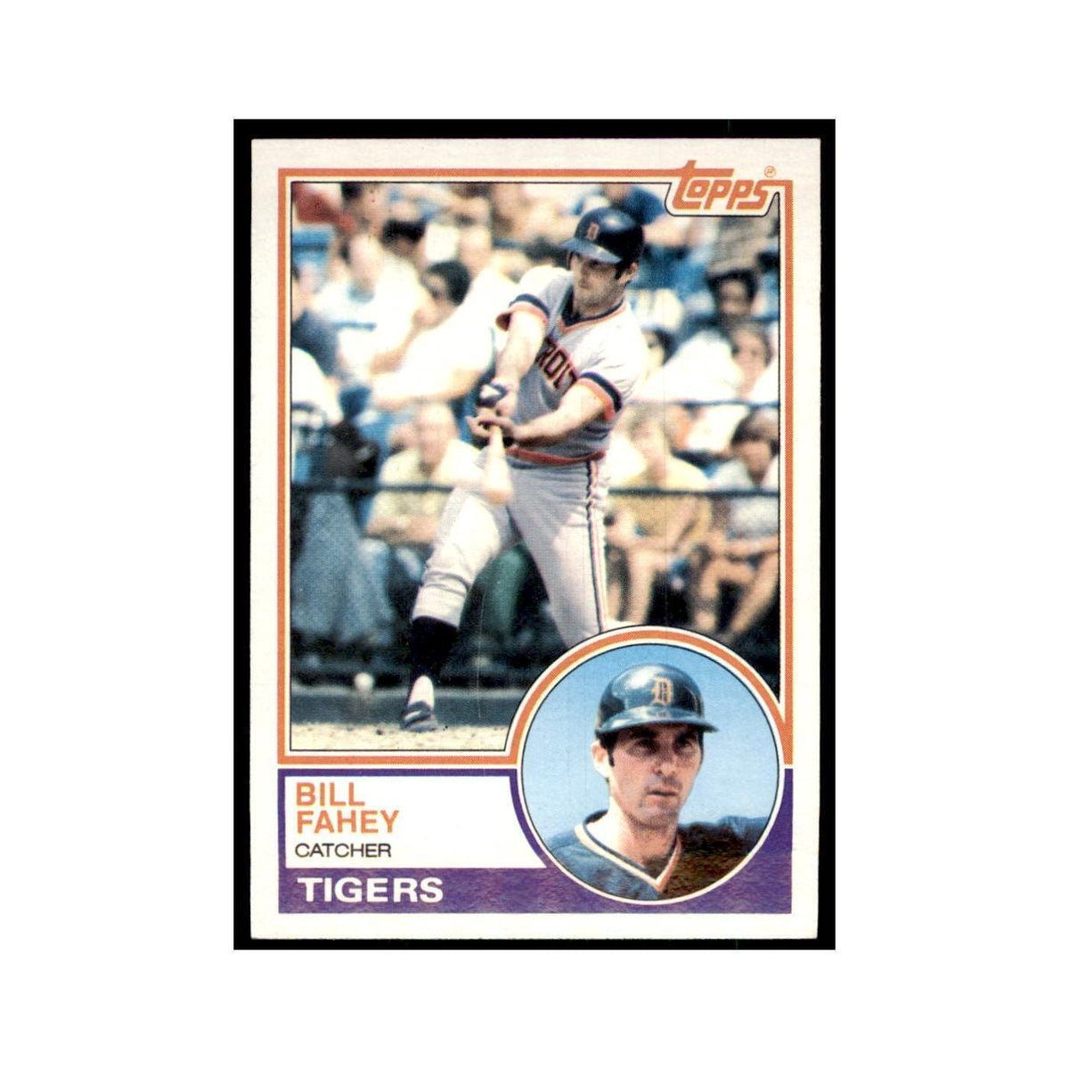 1983 Topps Bill Fahey Baseball Cards #196