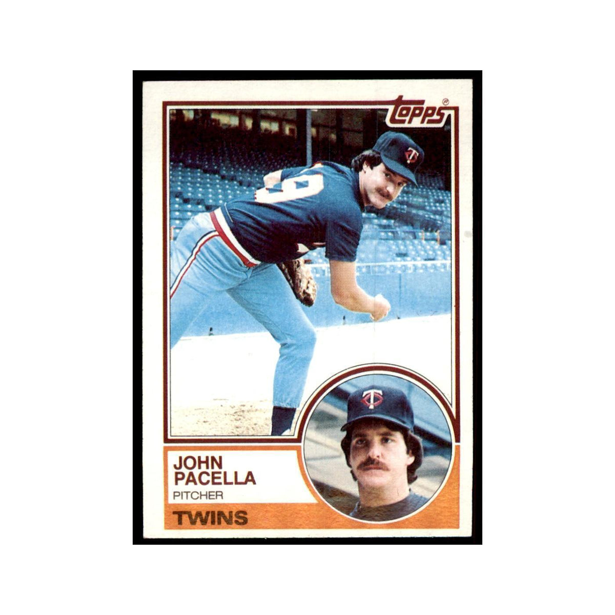 1983 Topps John Pacella Baseball Cards #166