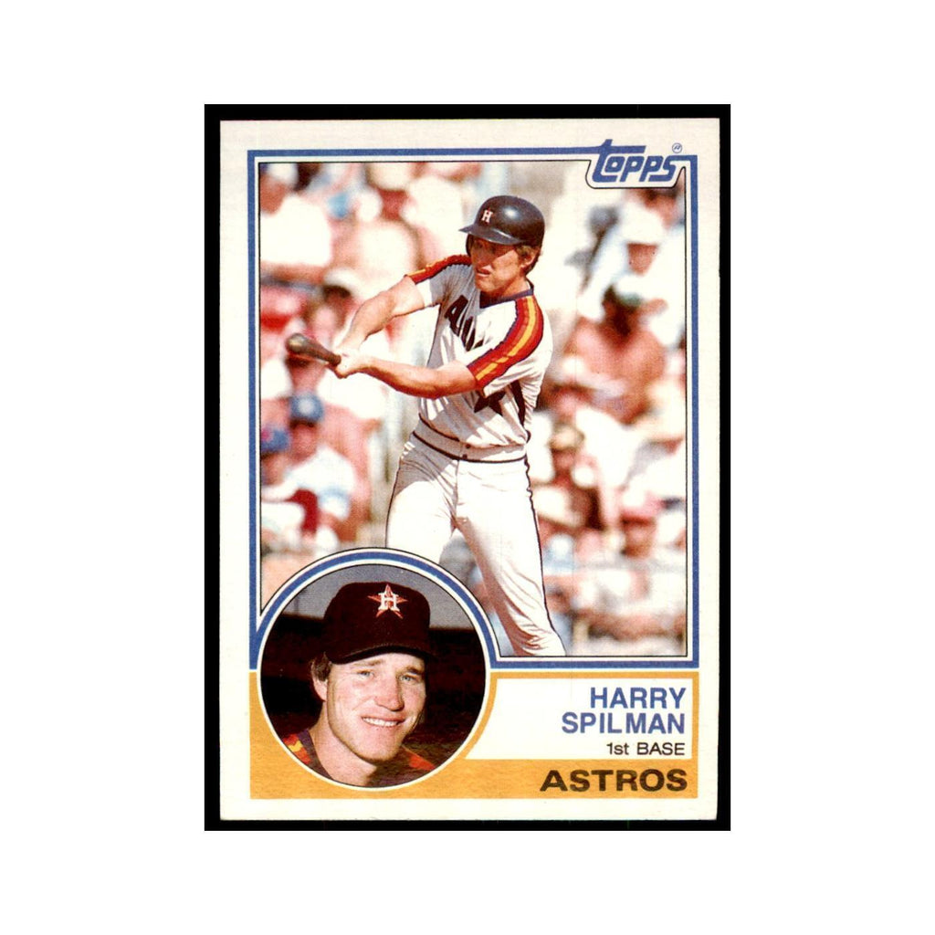 1983 Topps Harry Spilman Baseball Cards #193