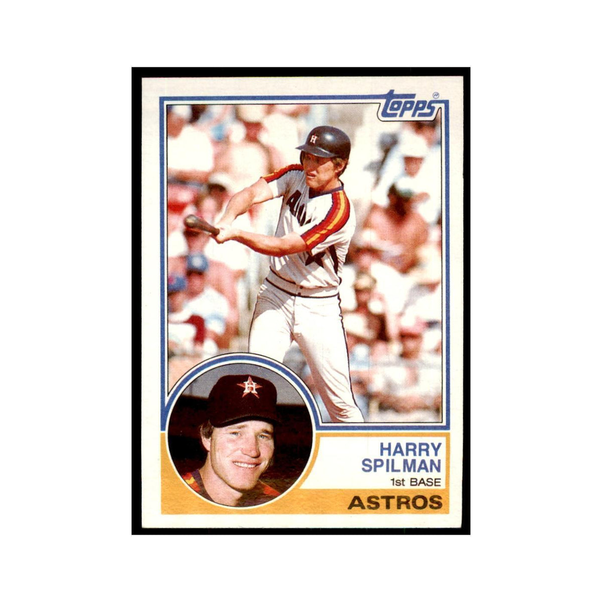 1983 Topps Harry Spilman Baseball Cards #193