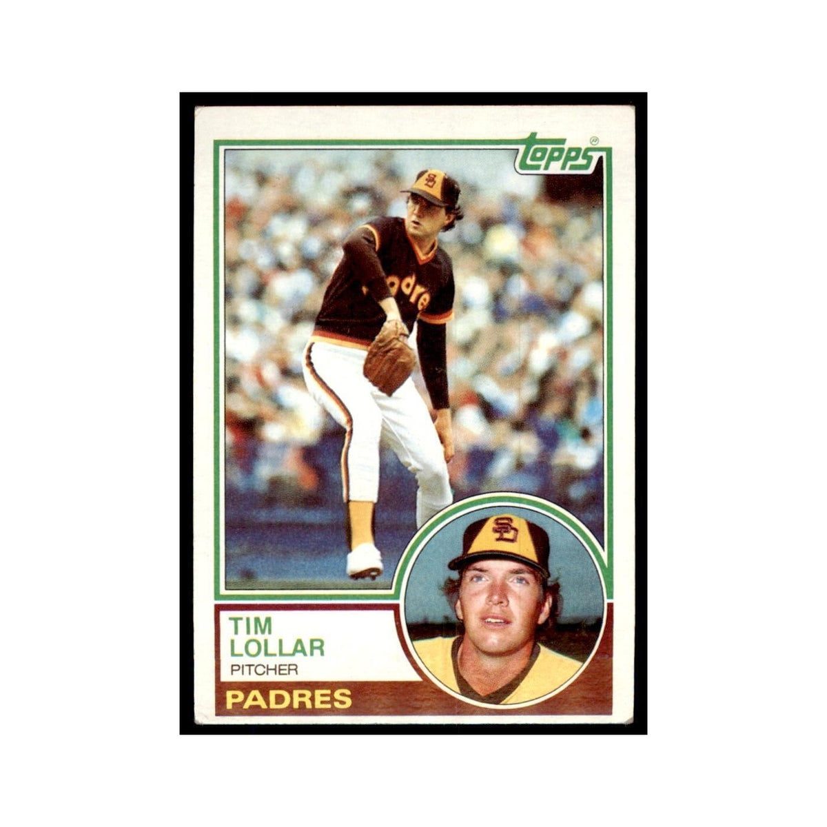 1983 Topps Tim Lollar Baseball Cards #185