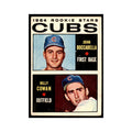 1964 Topps (damaged) John Boccabella/Billy Cowan RC Baseball Cards #192
