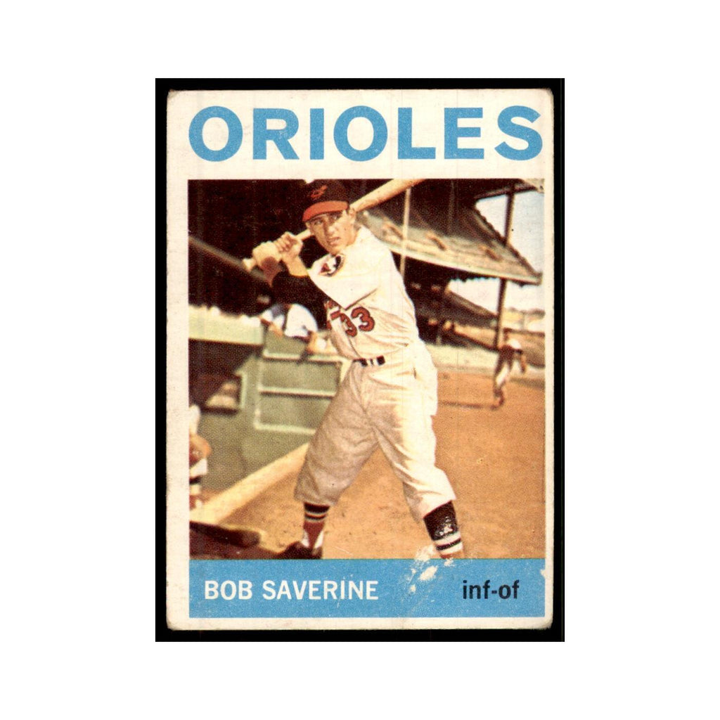 1964 Topps (damaged) Bob Saverine Baseball Cards #221