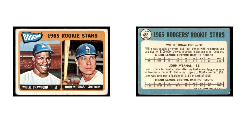 1965 Topps (damaged) Starlin Castro RC Baseball Cards #453