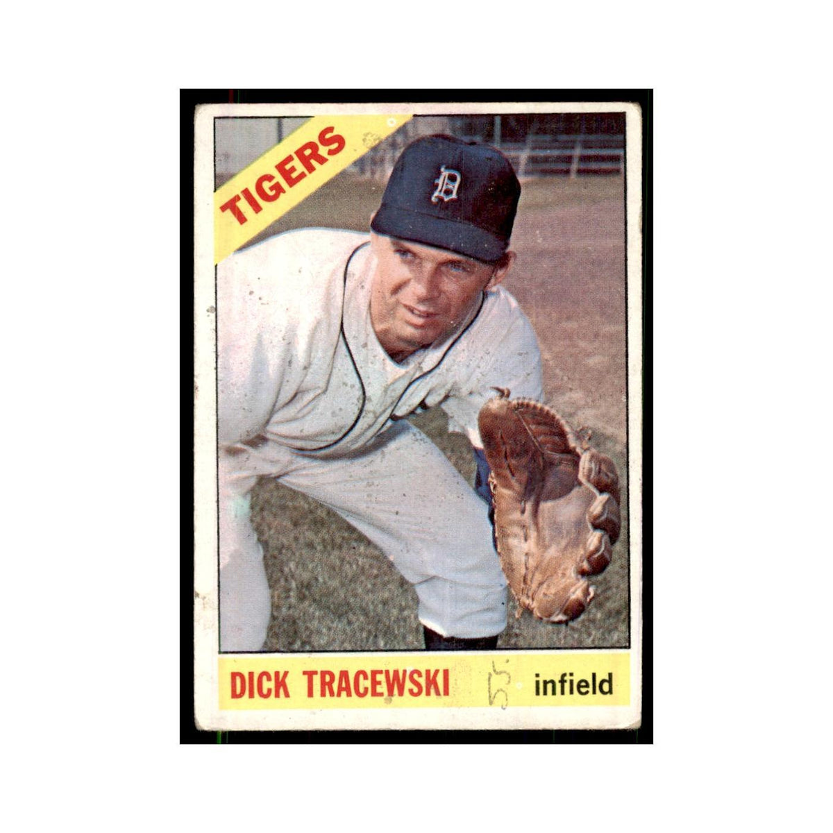 1966 Topps (Damaged) Dick Tracewski Baseball Cards #378