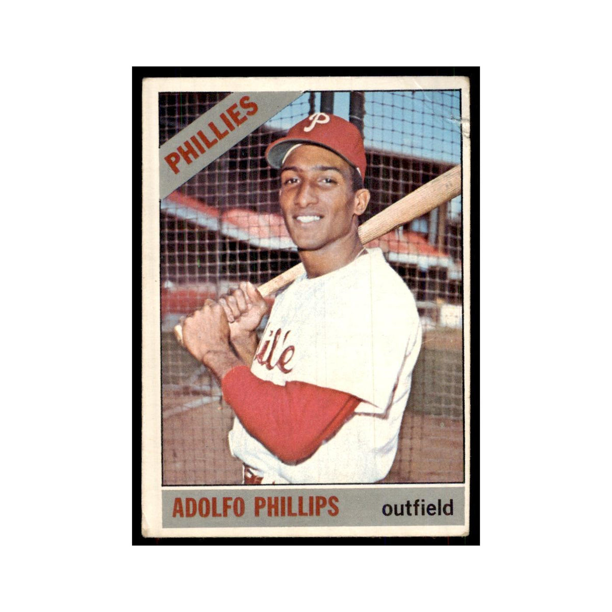 1966 Topps (Damaged) Adolfo Phillips Baseball Cards #32