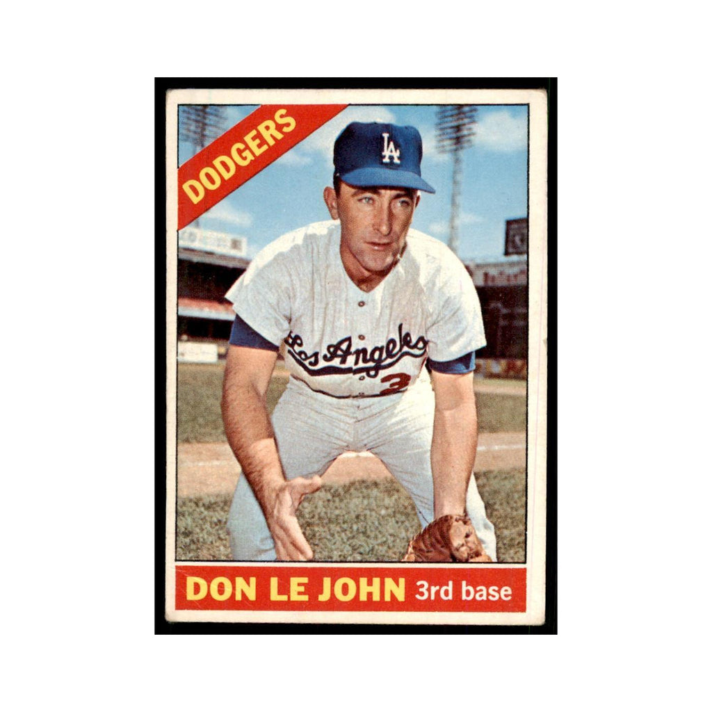 1966 Topps (Damaged) Don Le John Baseball Cards #41