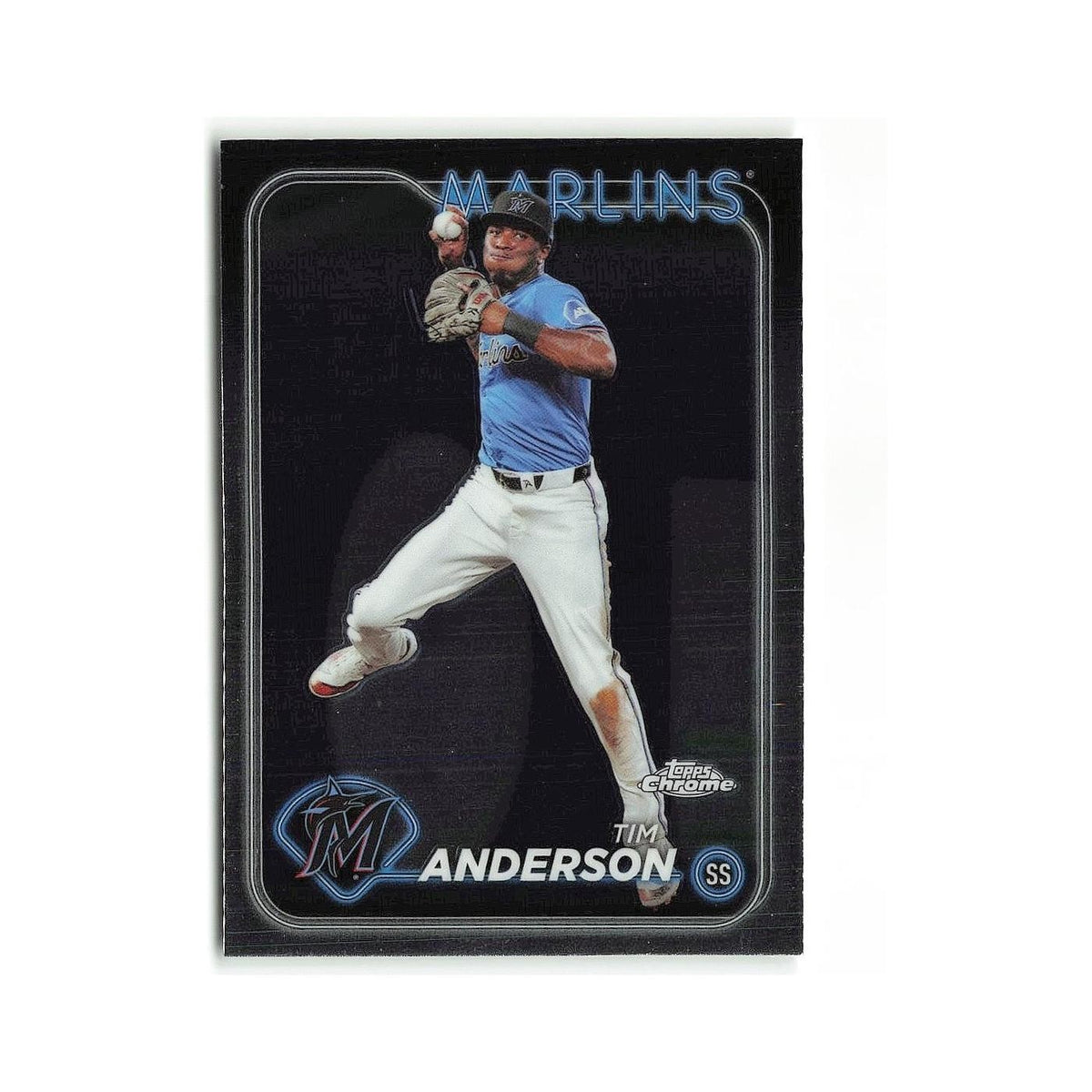 Tim Anderson 2024 Topps Chrome #204 Miami Marlins Baseball Card NM