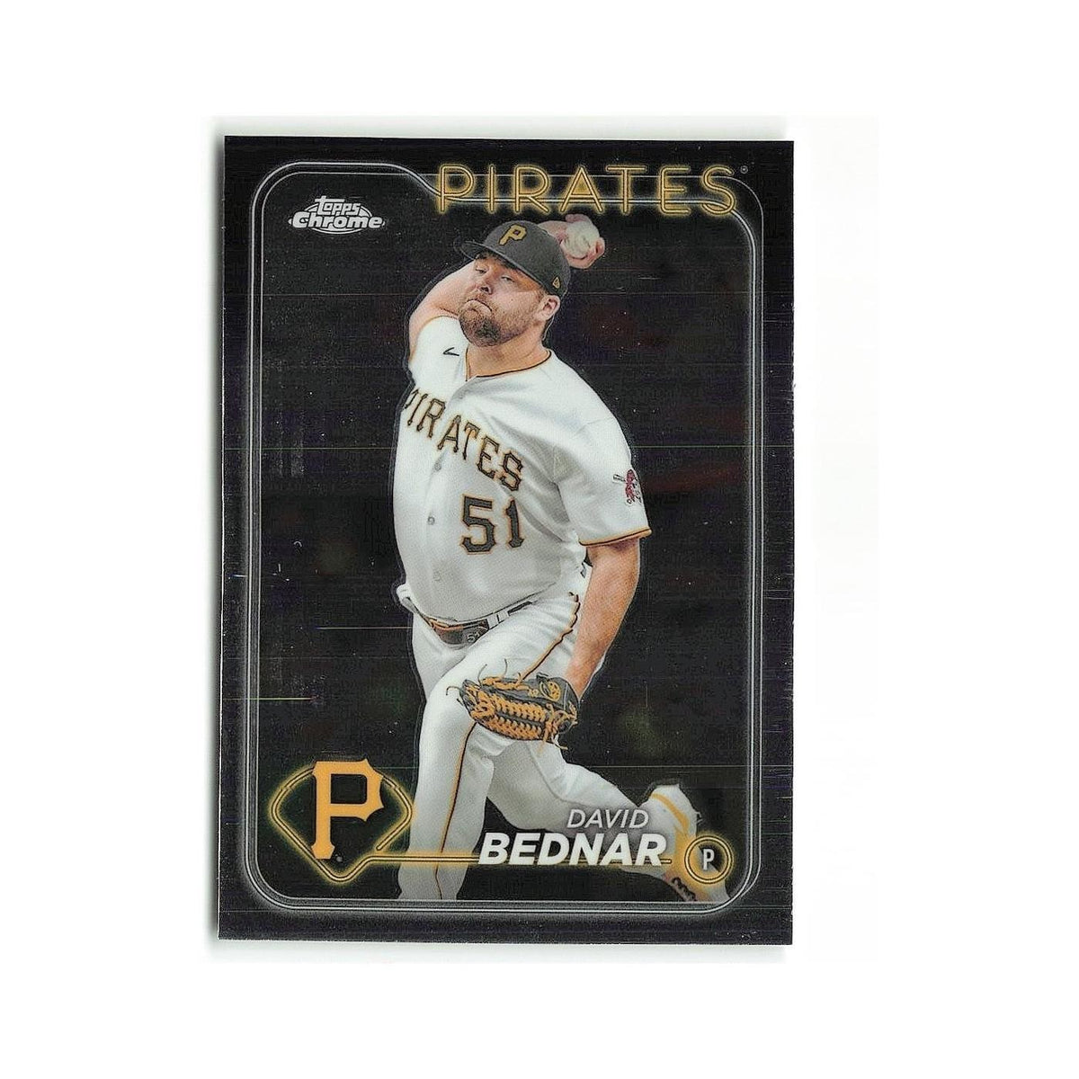 David Bednar 2024 Topps Chrome #60 Pittsburgh Pirates Baseball Card NM